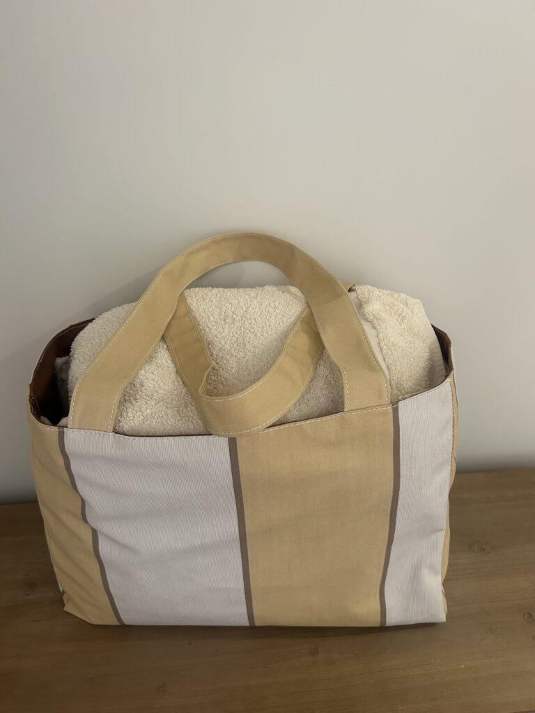 Sac cabas upcycling résistant et déperlant