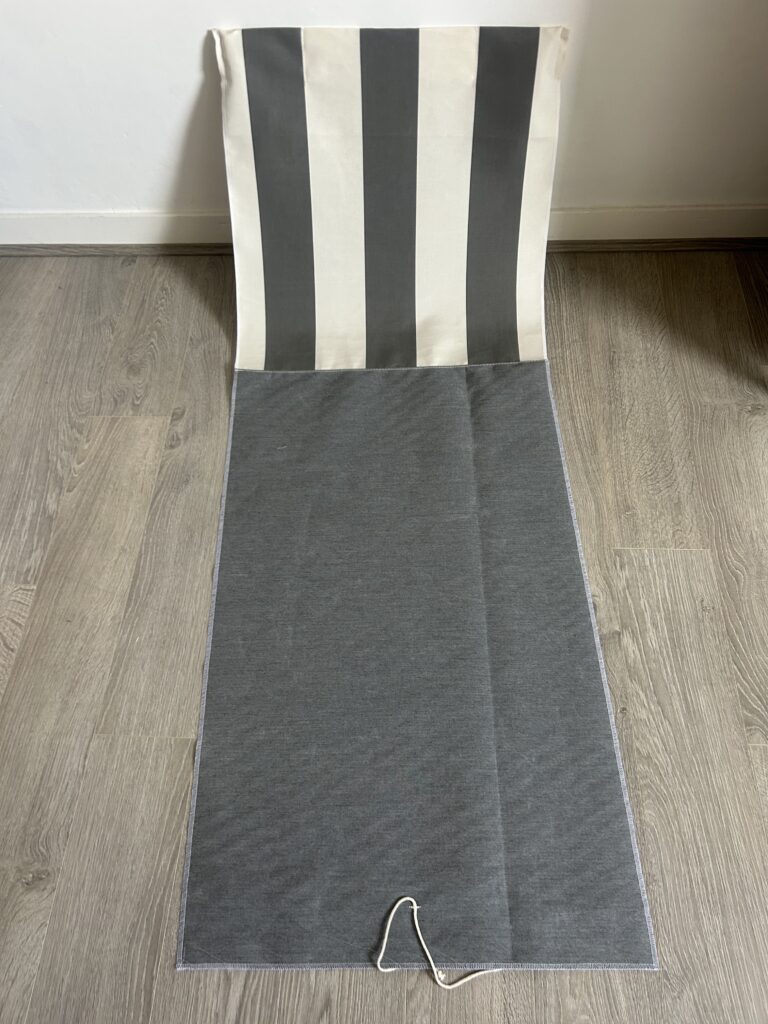 Transat de plage upcycling