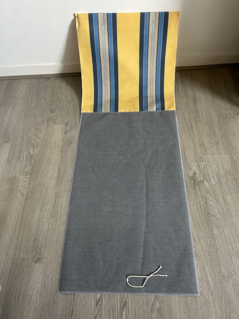 Transat de plage upcycling